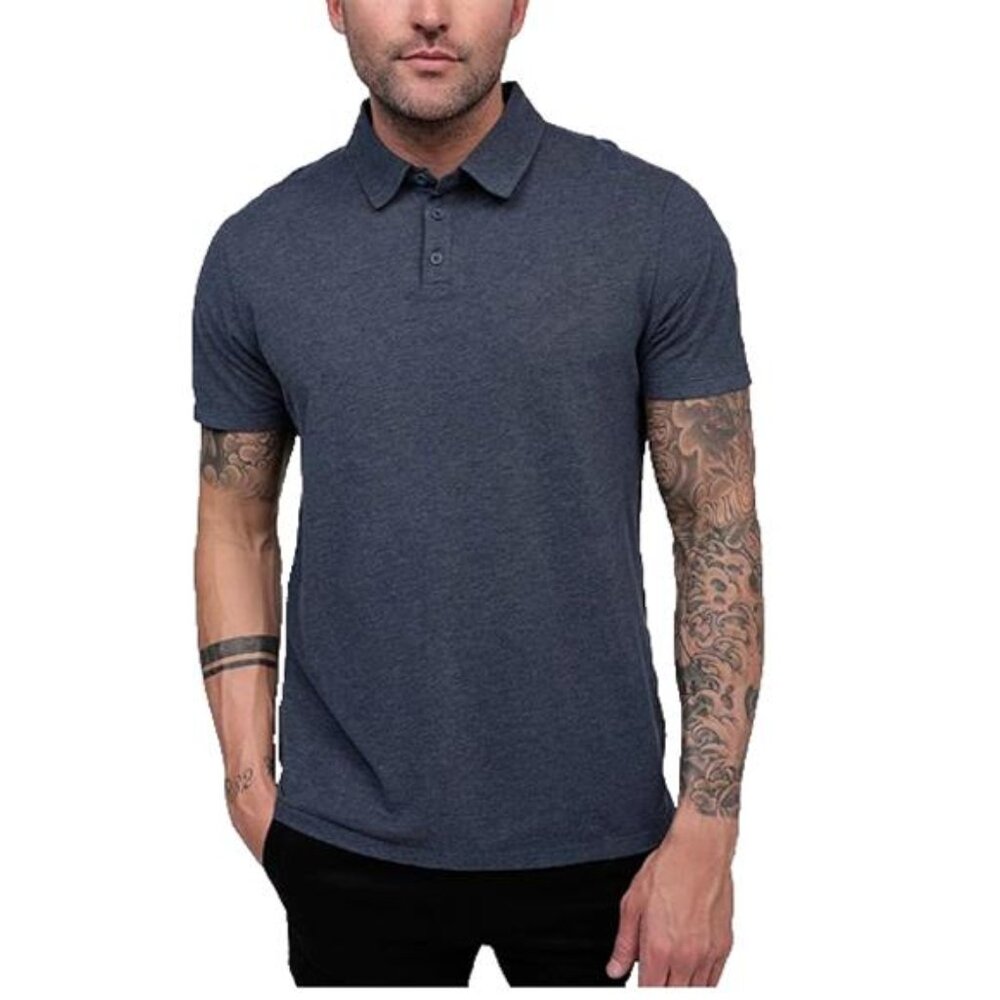 NEW- INTO THE AM Navy Polo- Men's XXL